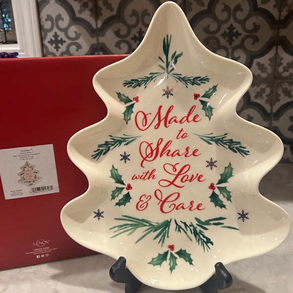 NIB- NEW IN BOX- LENOX “GIVING TREE” PLATE-LARGE - Picture 8 of 12